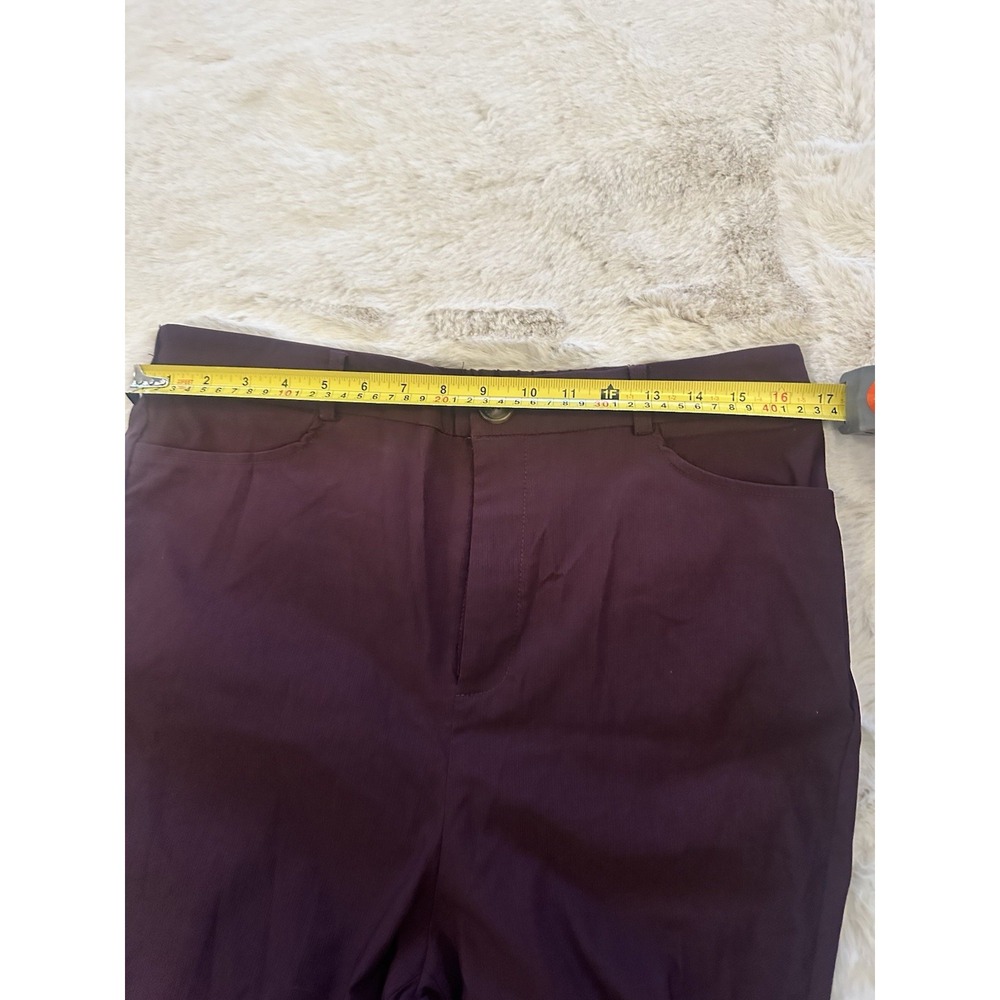 NWT Bloomchic Solid Scarlet Red Pocket Flare Leg … - image 5